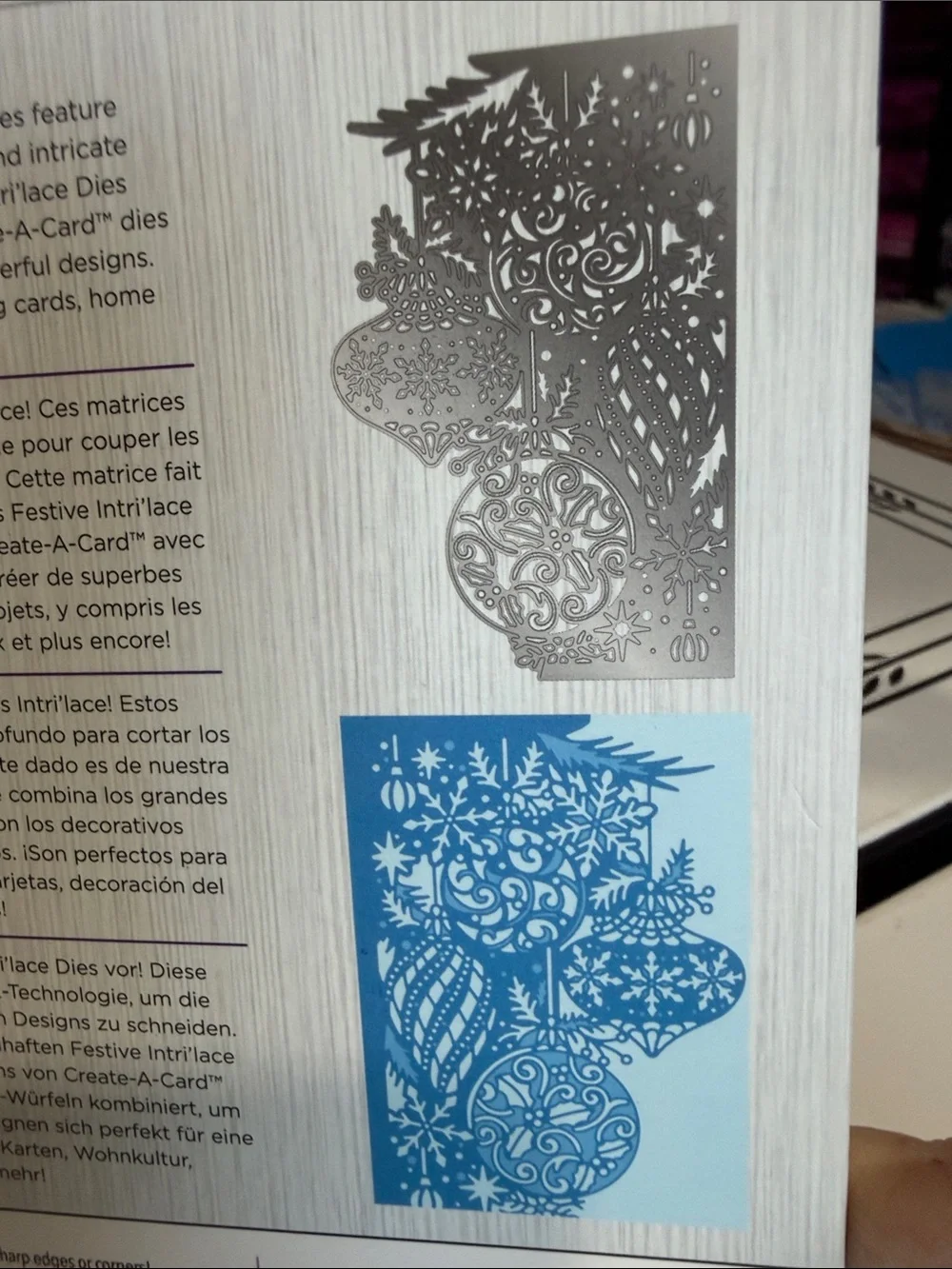 Crafters Companion Intri’Lace Elegant Baubles Die